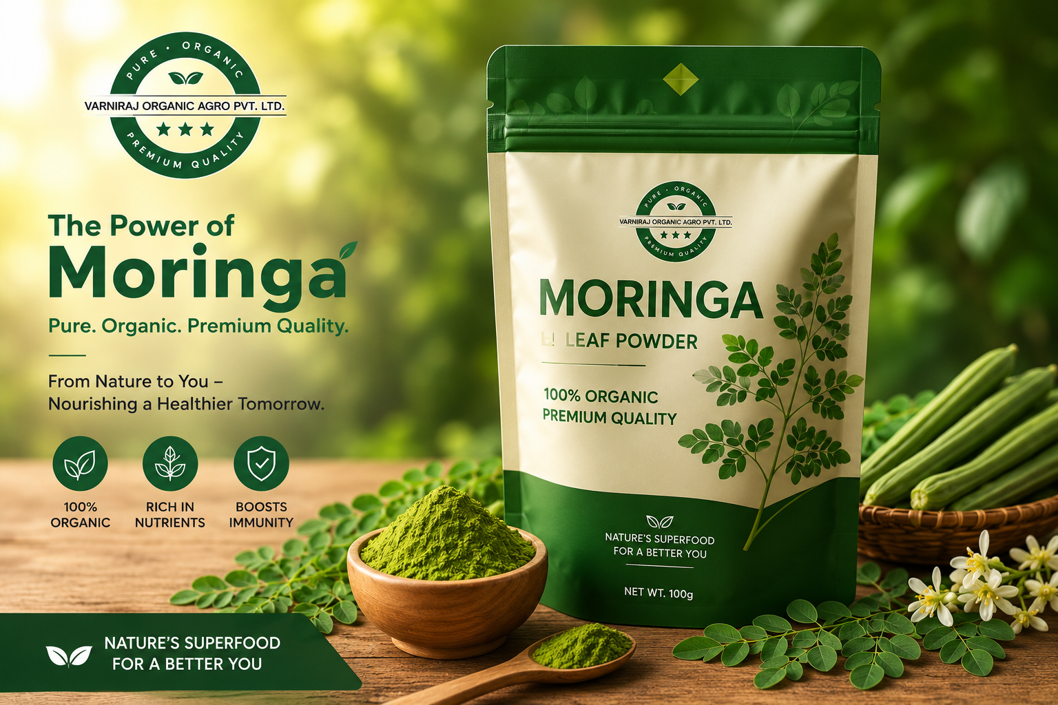 Moringa Powder Pouch